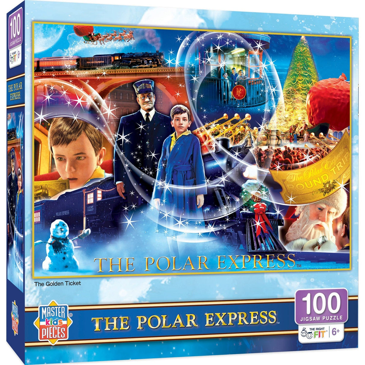 The Polar Express - Golden Ticket 100 Piece Jigsaw Puzzle