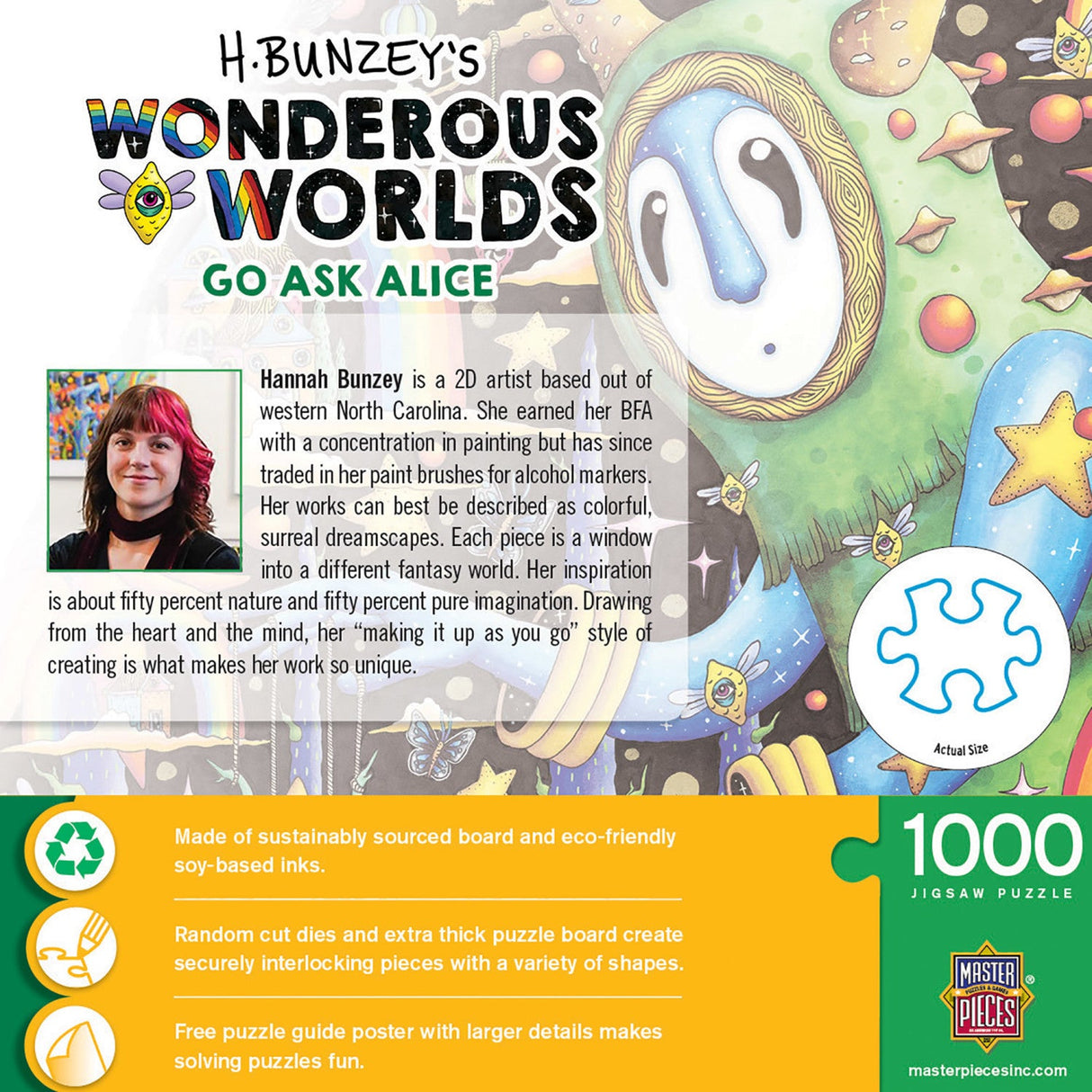 Wonderous Worlds - The World Was Mad 1000 Piece Jigsaw Puzzle