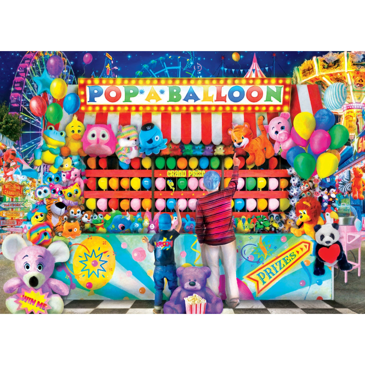 Fairs & Festivals - Pop-A-Balloon 1000 Piece Jigsaw Puzzle