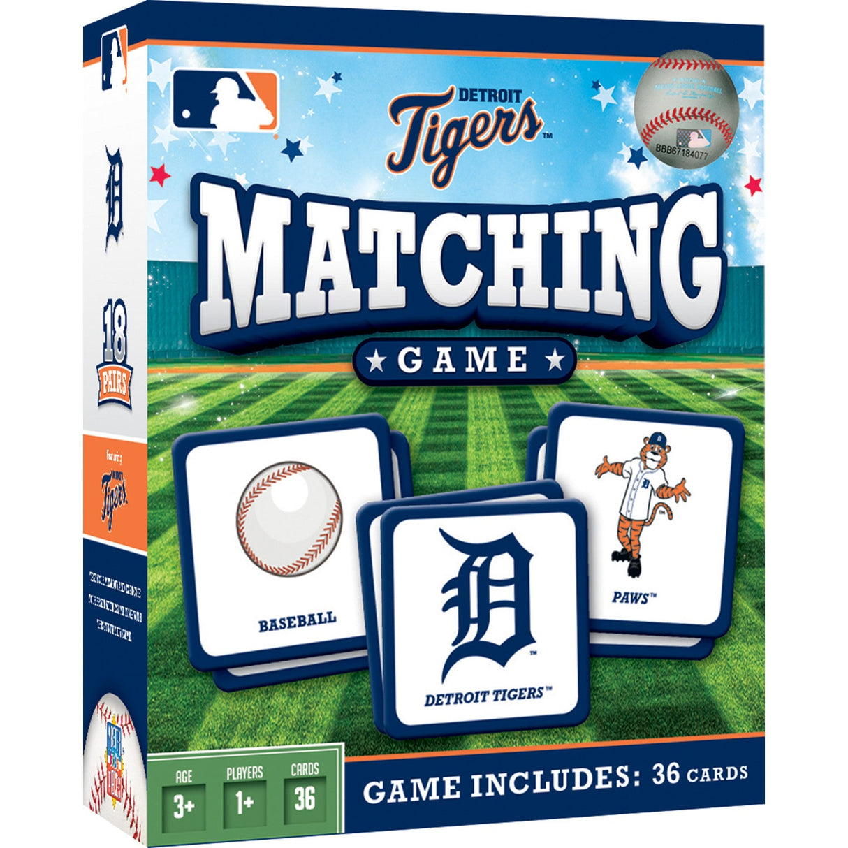 Detroit Tigers Matching Game