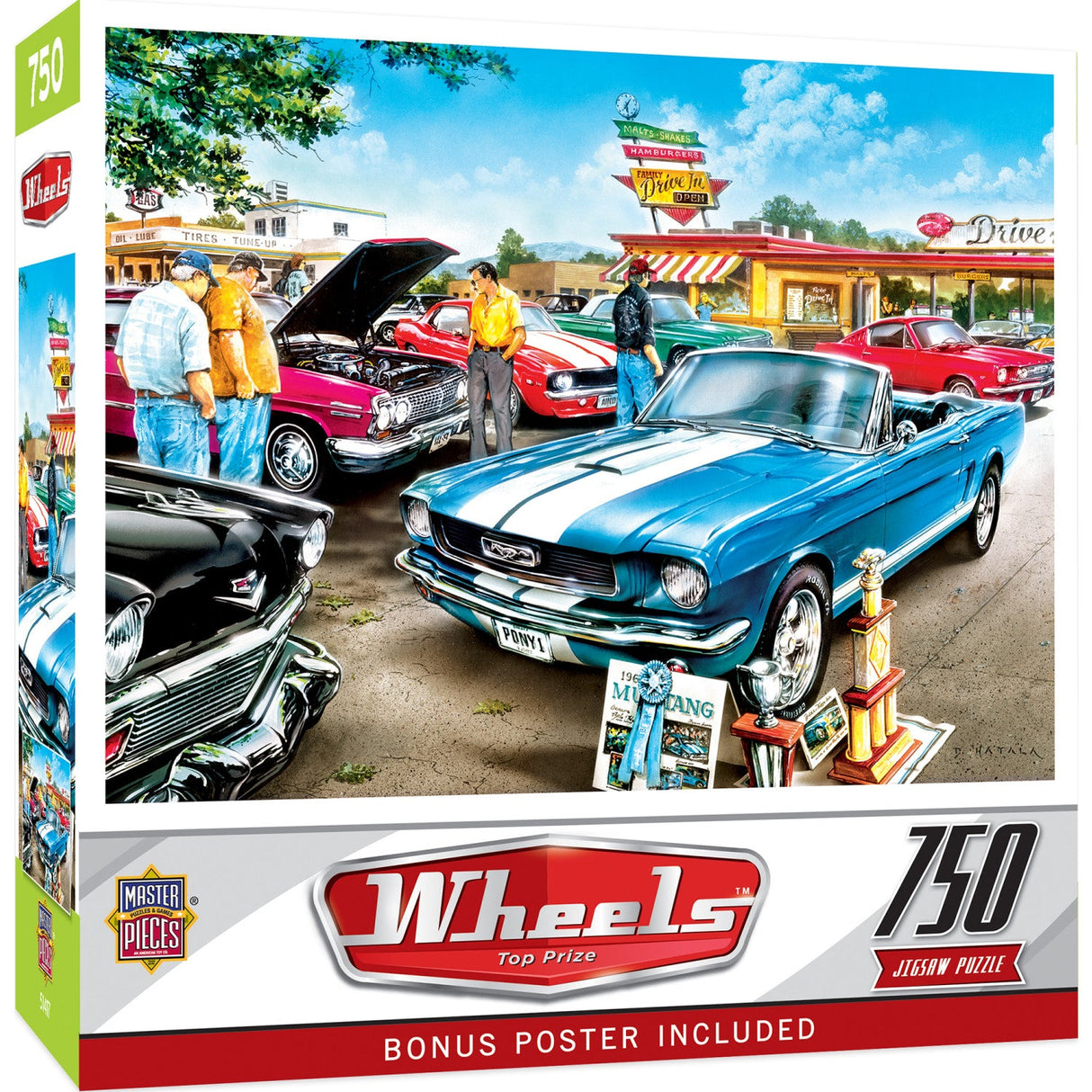 Wheels - Top Prize 750 Piece Jigsaw Puzzle