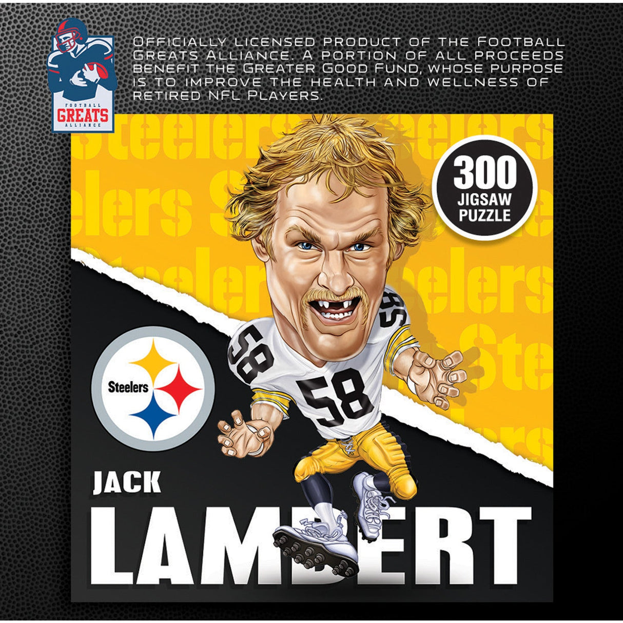 Pittsburgh Steelers All-Time Greats - Jack Lambert 300 Piece Jigsaw Puzzle