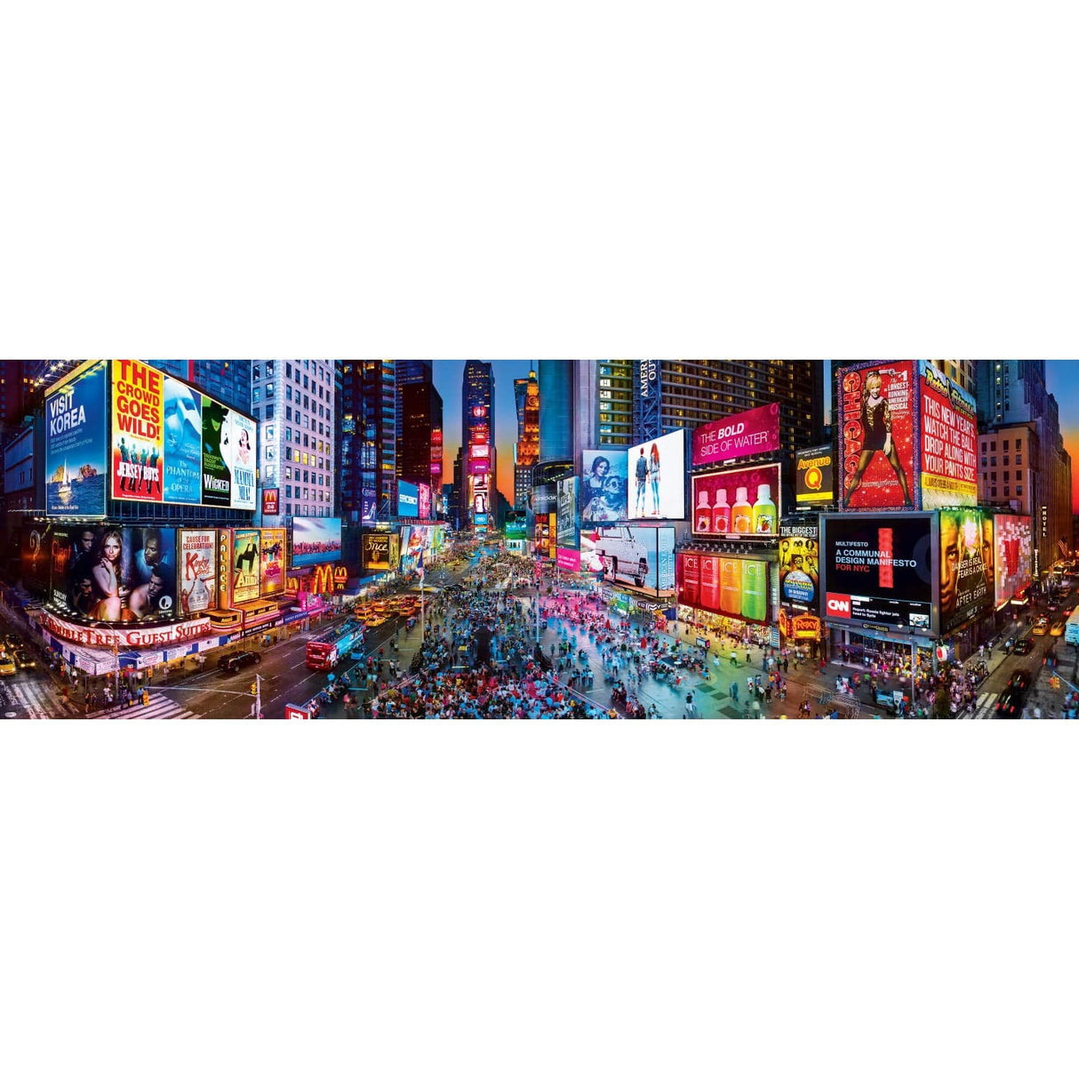 Times Square, New York 1000 Piece Panoramic Jigsaw Puzzle