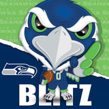 Blitz - Seattle Seahawks Mascot 100 Piece Jigsaw Puzzle