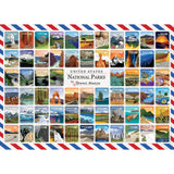 National Parks Travel Stamps 1000 Piece Jigsaw Puzzle