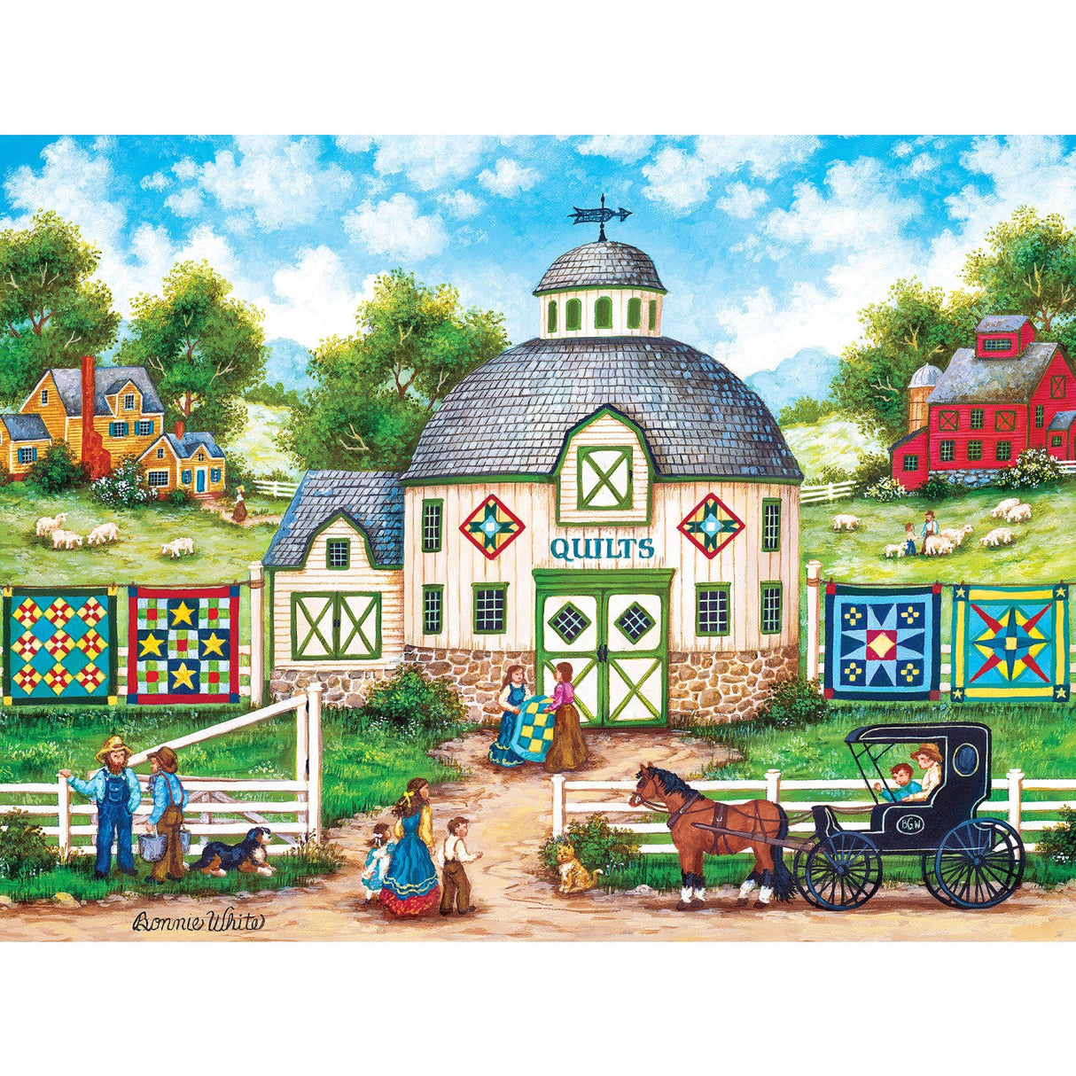 Heartland - The Quilt Barn 550 Piece Jigsaw Puzzle