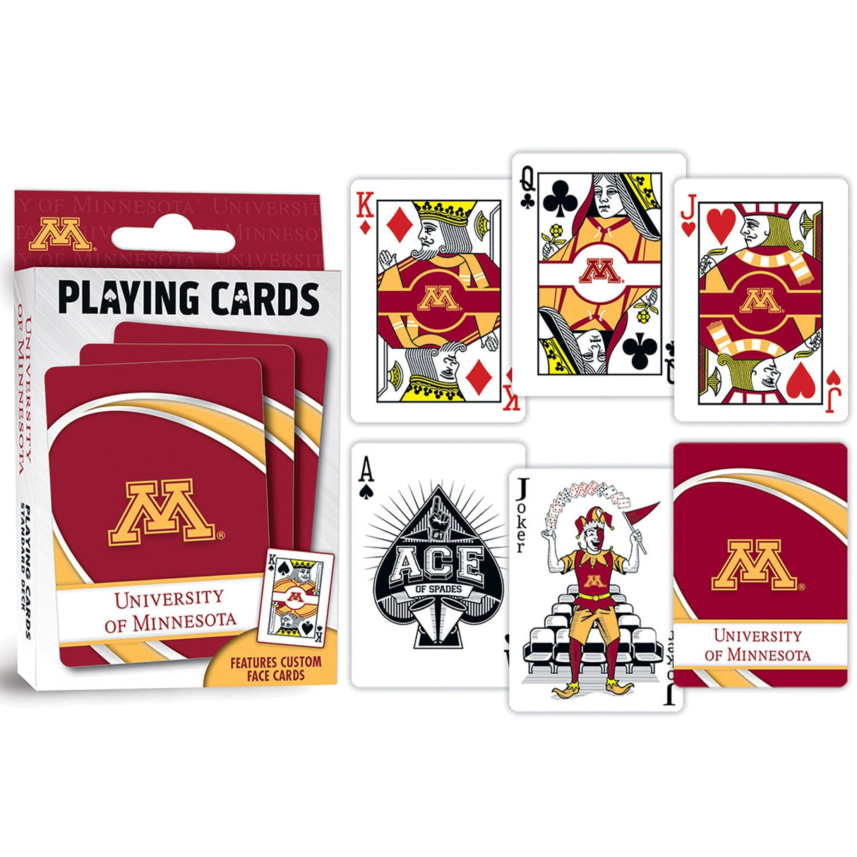 Minnesota Golden Gophers Playing Cards - 54 Card Deck