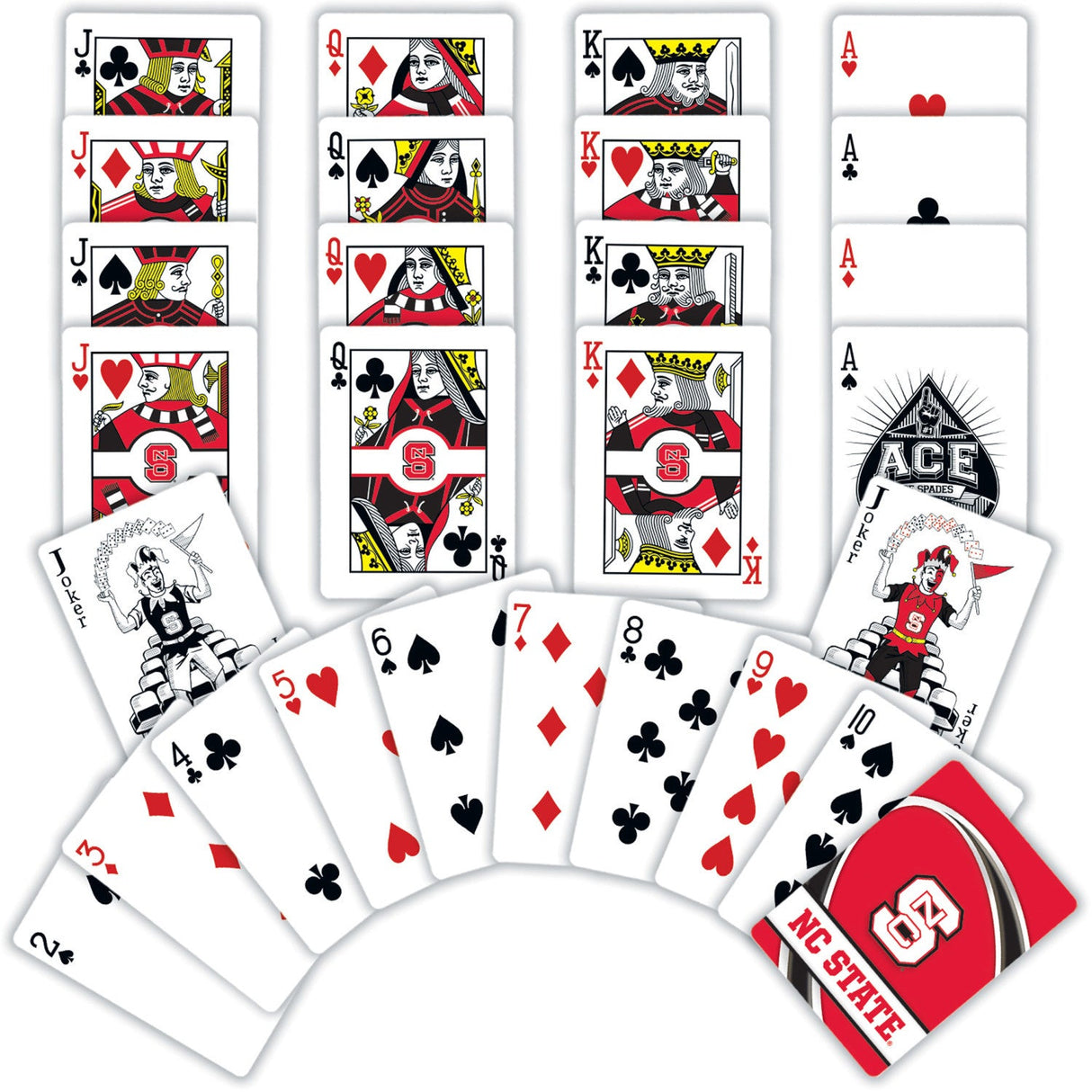 NC State Wolfpack Playing Cards - 54 Card Deck