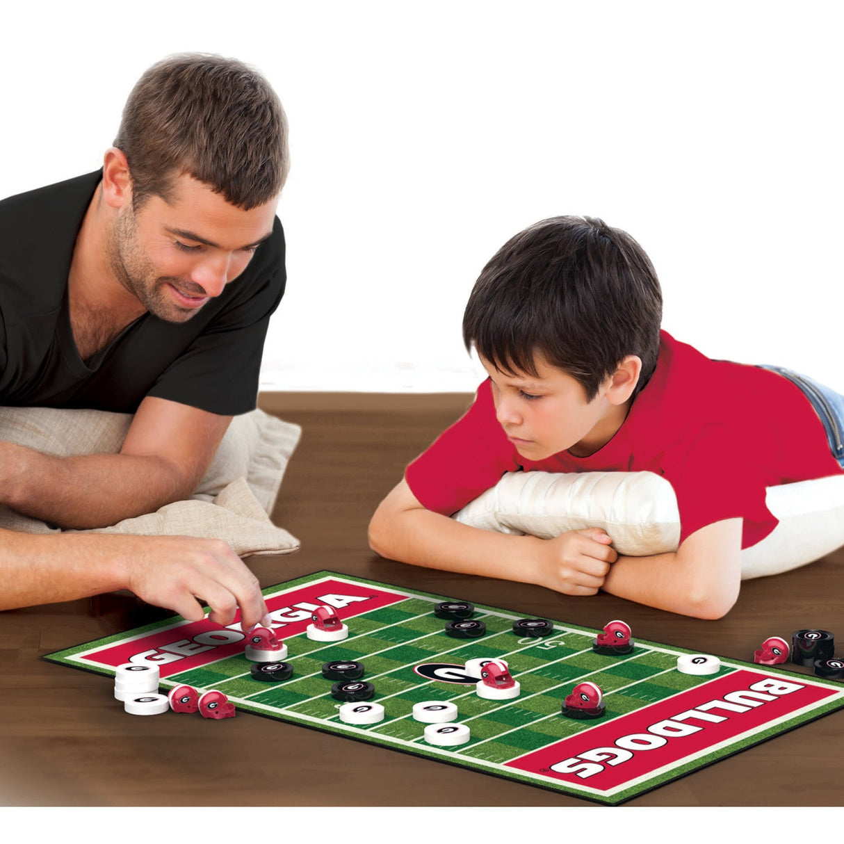 Georgia Bulldogs Checkers Board Game