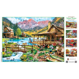 Art Gallery - Canoes for Rent 1000 Piece Jigsaw Puzzle