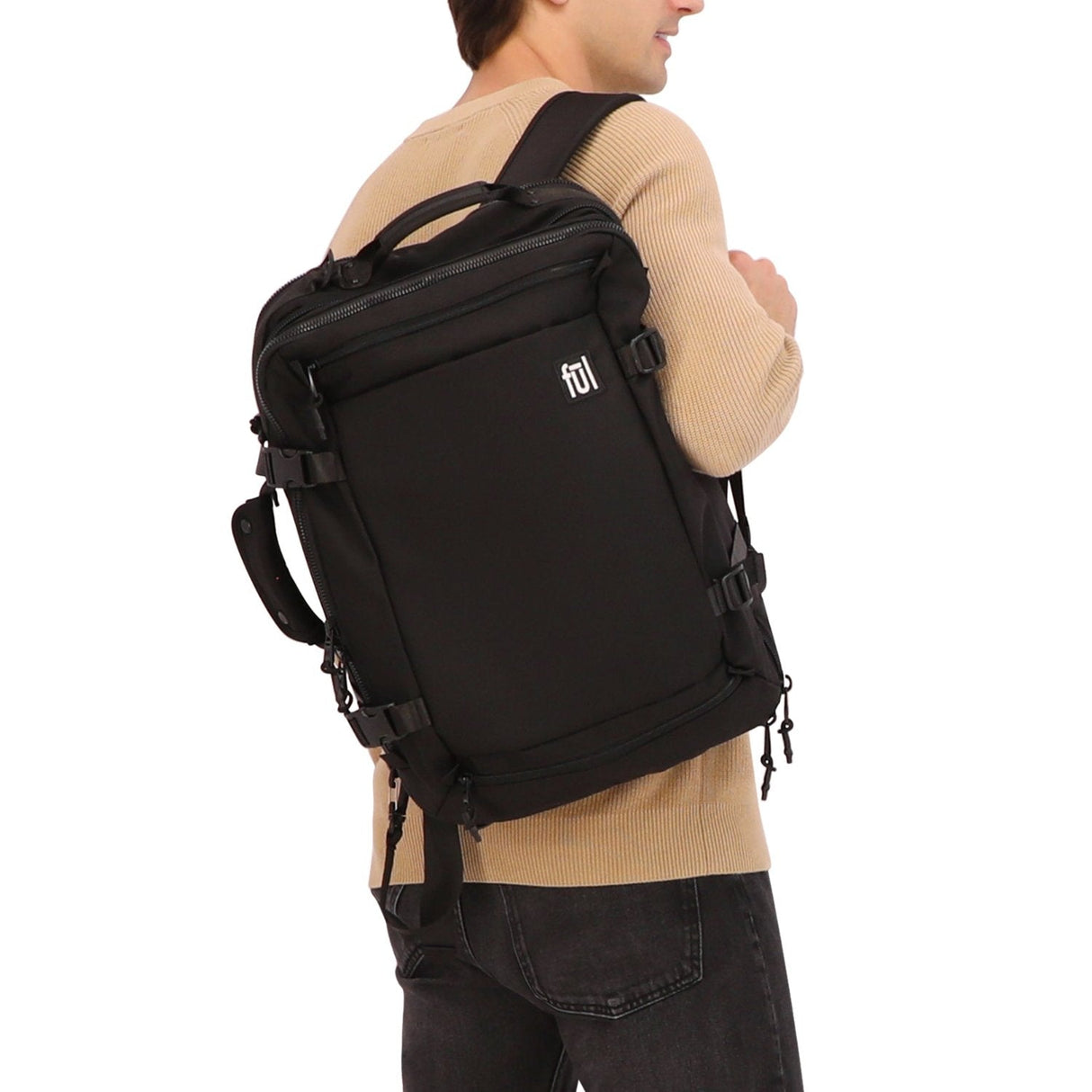 Ridge Collection Cruiser Travel Backpack, Black