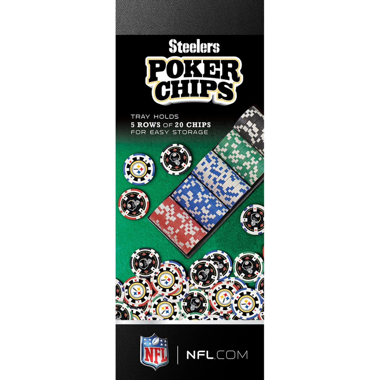 Pittsburgh Steelers 100 Piece Poker Chips