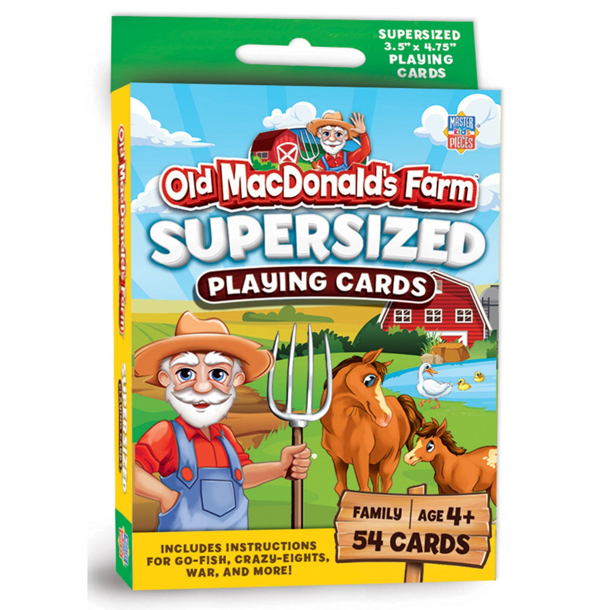 Old MacDonald's Farm Jumbo Playing Cards