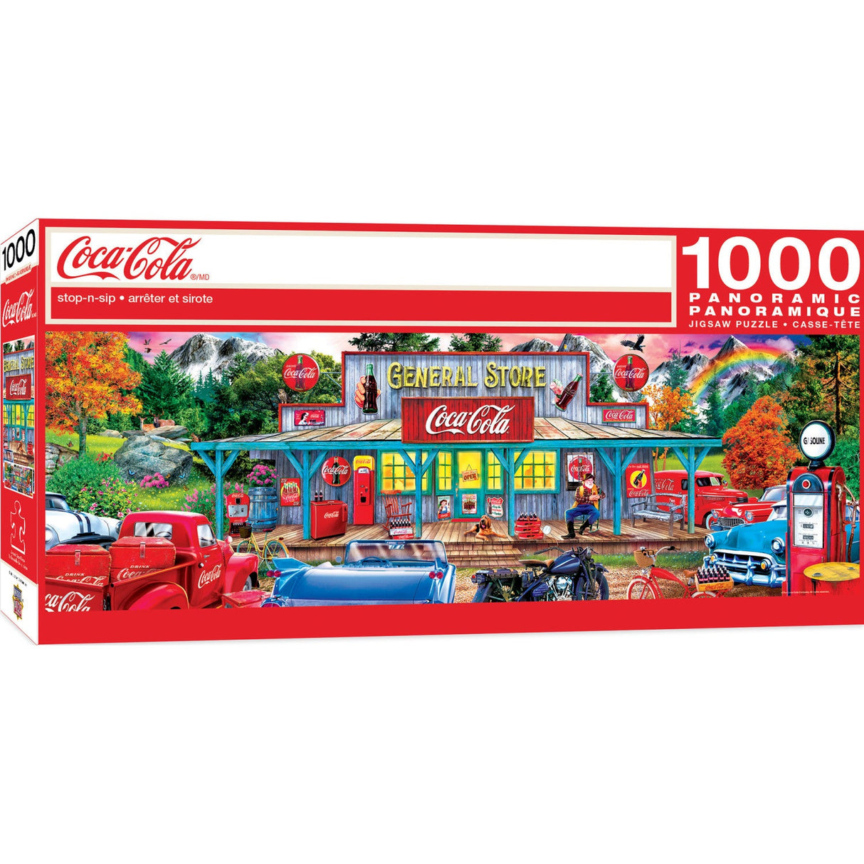 Coca-Cola - Stop-n-Sip 1000 Piece Panoramic Jigsaw Puzzle