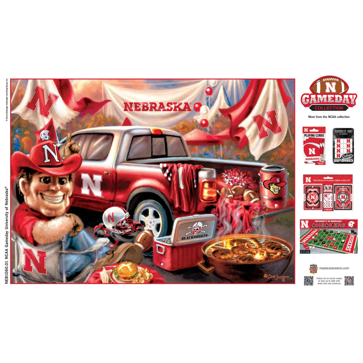 Nebraska Cornhuskers - Gameday 1000 Piece Jigsaw Puzzle