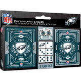 Philadelphia Eagles - 2-Pack Playing Cards & Dice Set