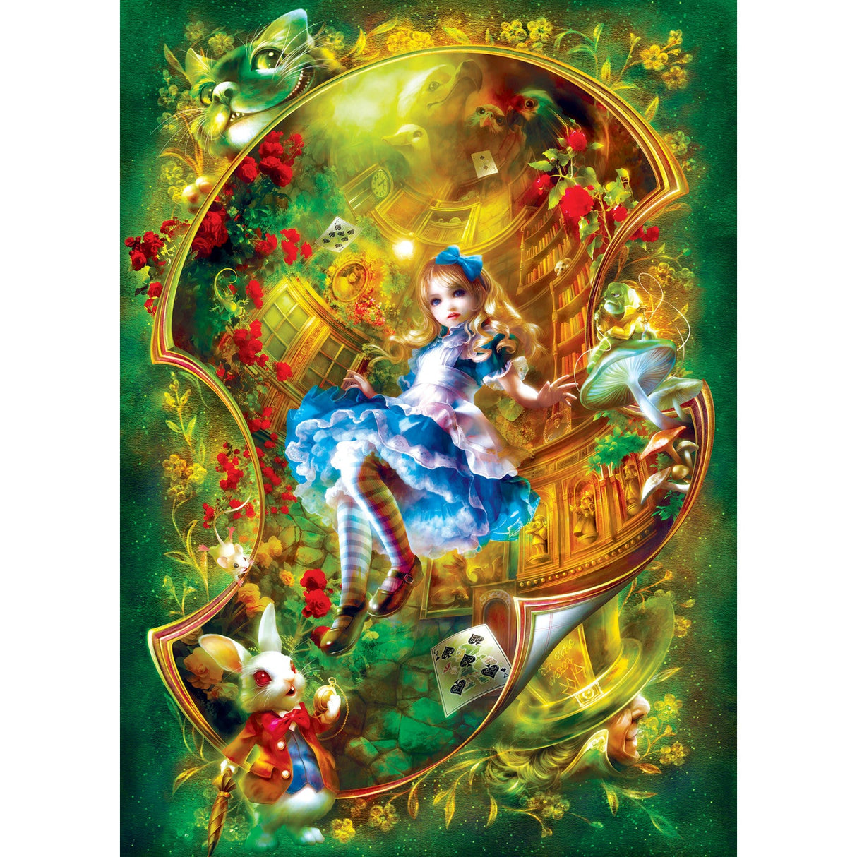 Classic Fairy Tales - Alice in Wonderland 1000 Piece Jigsaw Puzzle