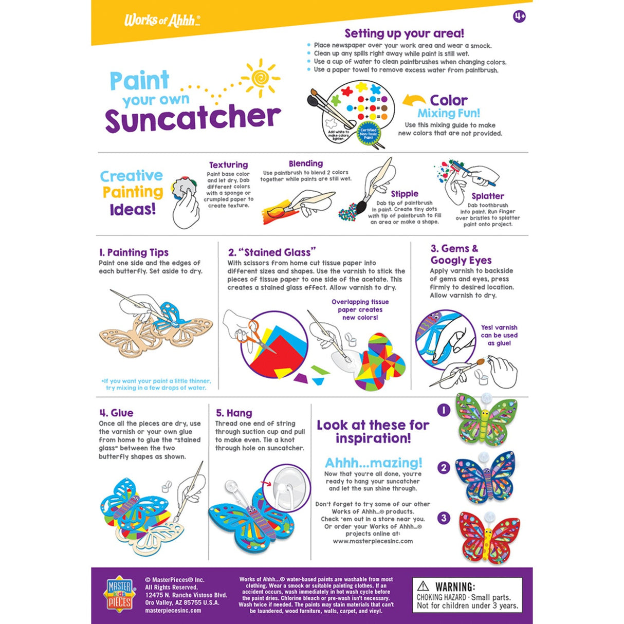 Suncatcher Wood Craft & Paint Kit