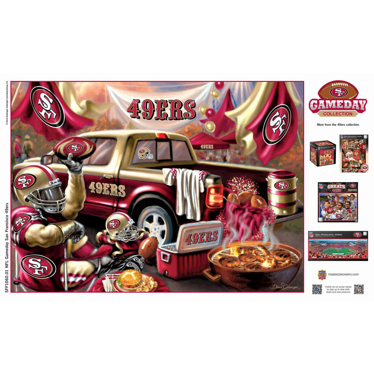 San Francisco 49ers - Gameday 1000 Piece Jigsaw Puzzle