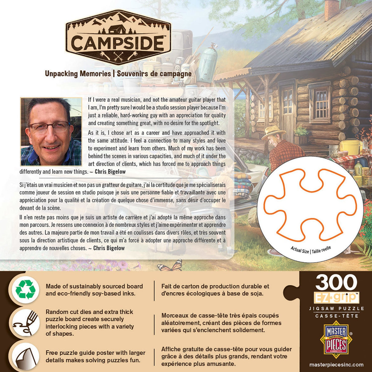 Campside - Unpacking Memories 300 Piece EZ Grip Jigsaw Puzzle