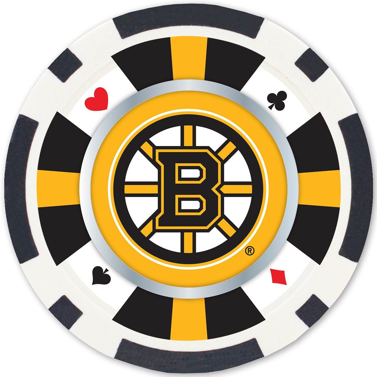 Boston Bruins 100 Piece Poker Chips