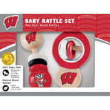 Wisconsin Badgers - Baby Rattles 2-Pack