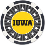 Iowa Hawkeyes 100 Piece Poker Chips