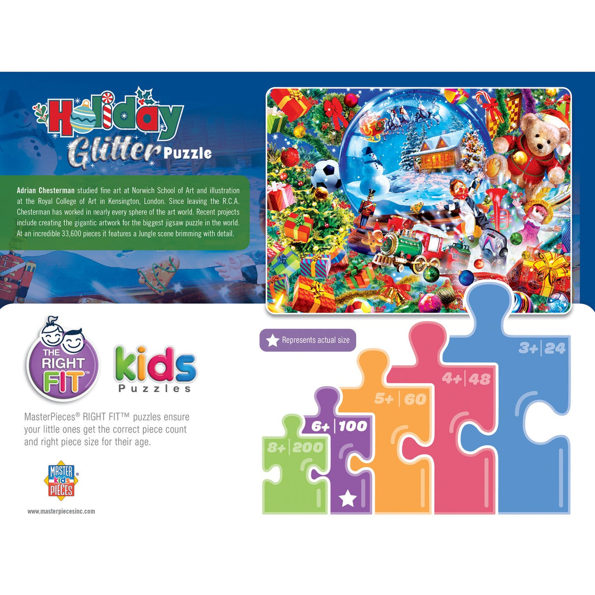 Holiday Glitter - Holiday Dreams 100 Piece Jigsaw Puzzle