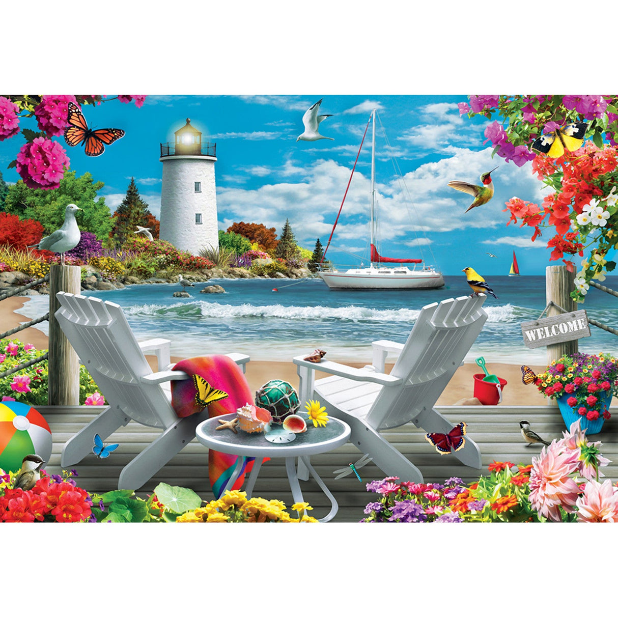 Signature Collection - Coastal Escape 2000 Piece Jigsaw Puzzle