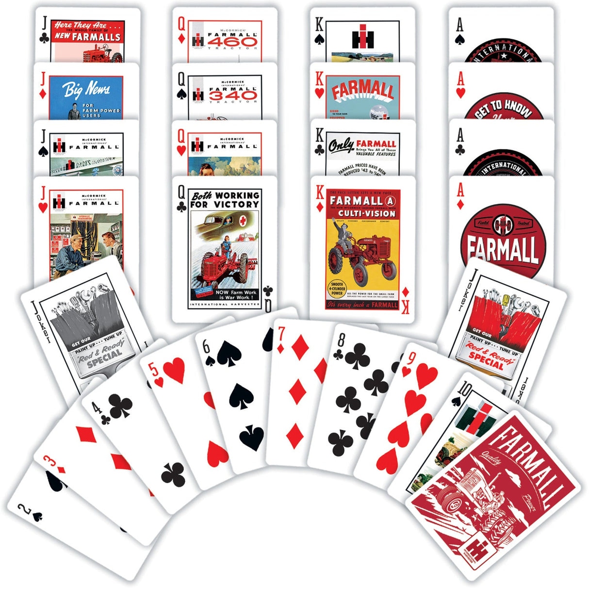 Case IH - Farmall Playing Cards - 54 Card Deck