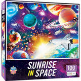 Sunrise in Space 100 Piece Jigsaw Puzzle