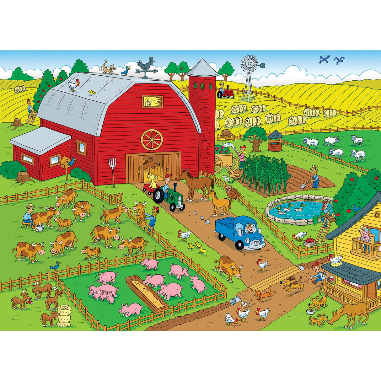 101 Things to Spot on a Farm - 101 Piece Jigsaw Puzzle