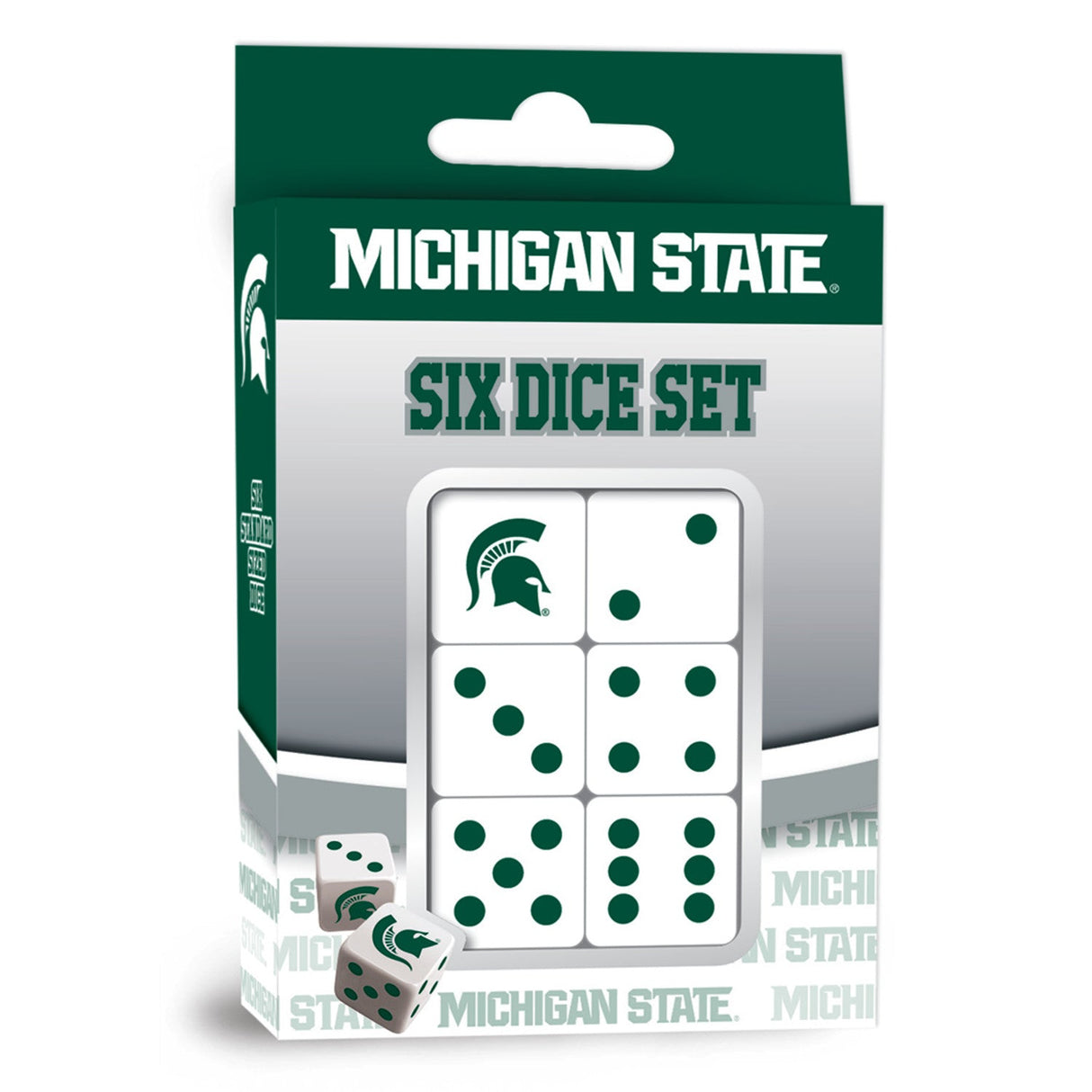 Michigan State Spartans Dice Set