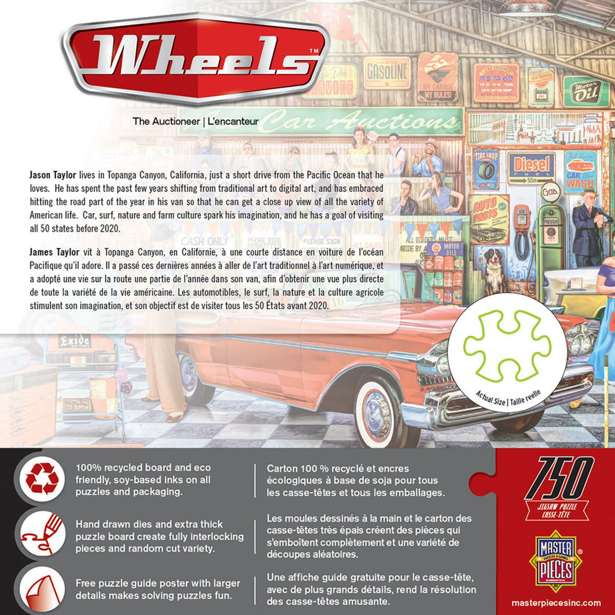 Wheels - The Auctioneer 750 Piece Jigsaw Puzzle