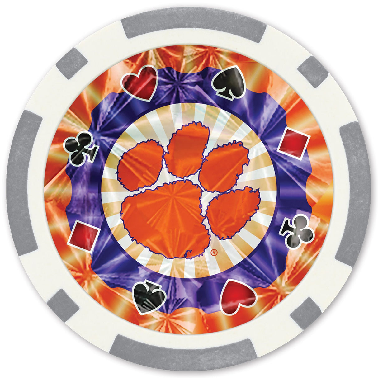 Clemson Tigers 20 Piece Poker Chips