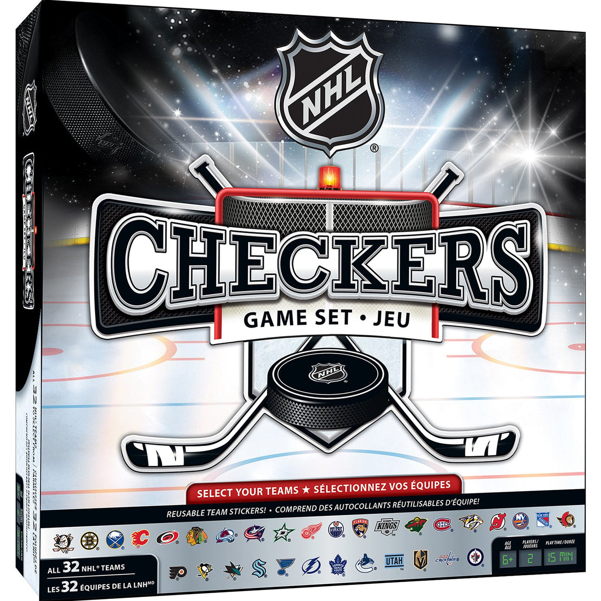 NHL - League Checkers Board Game