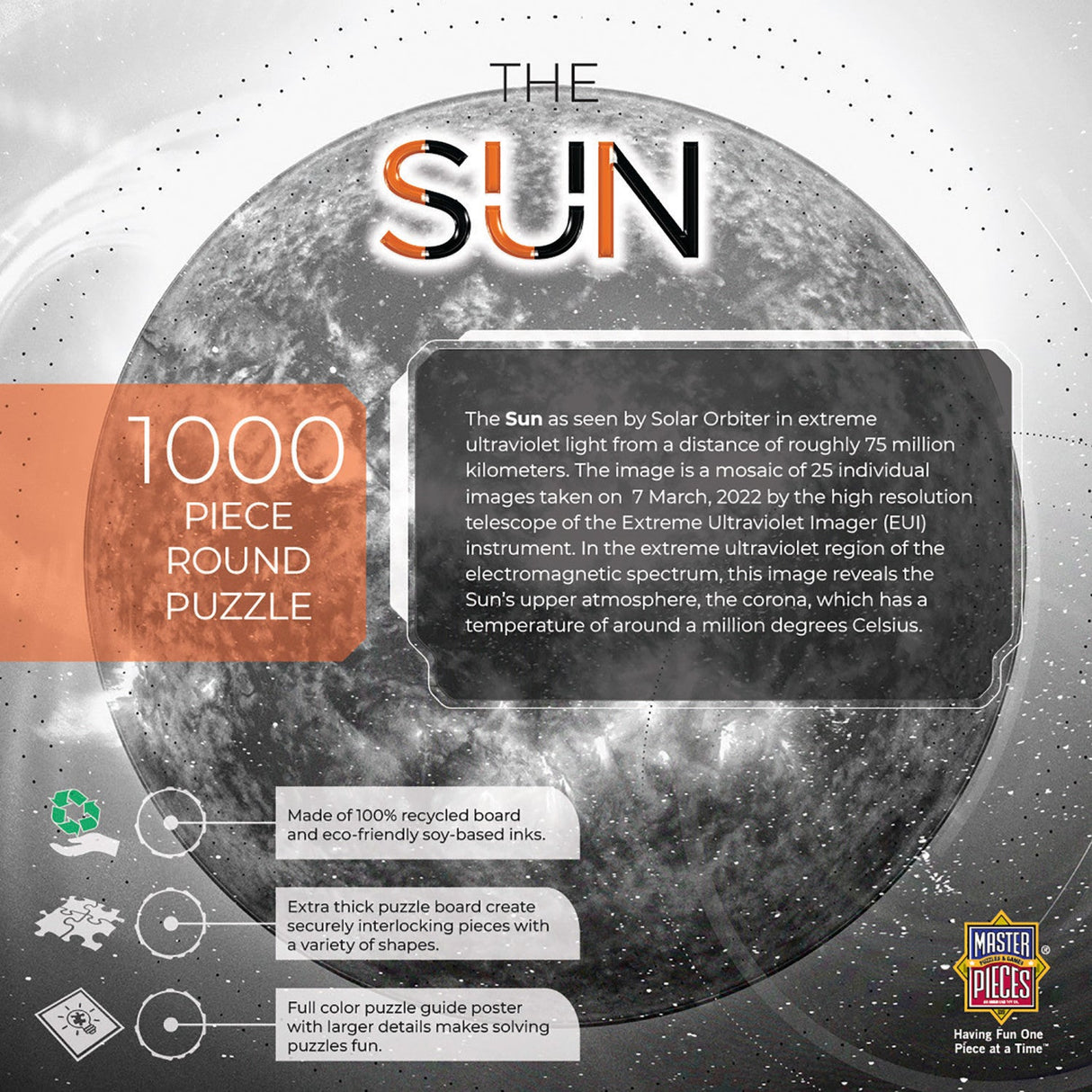 The Sun - 1000 Piece Round Jigsaw Puzzle