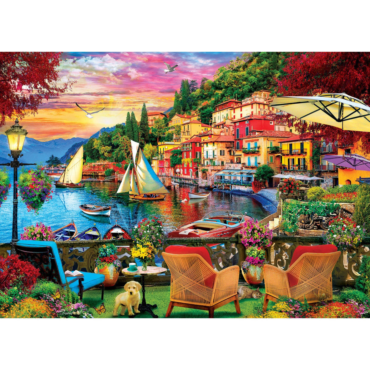 Colorscapes - Parco Giochi Italiano 1000 Piece Jigsaw Puzzle