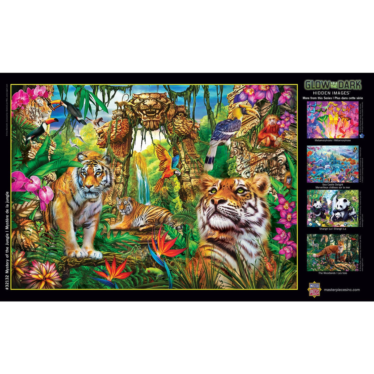 Hidden Images - Mystery of the Jungle 500 Piece Jigsaw Puzzle