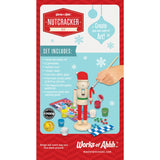 Holiday Craft Kit - Nutcracker Elf Wood Craft & Paint Kit