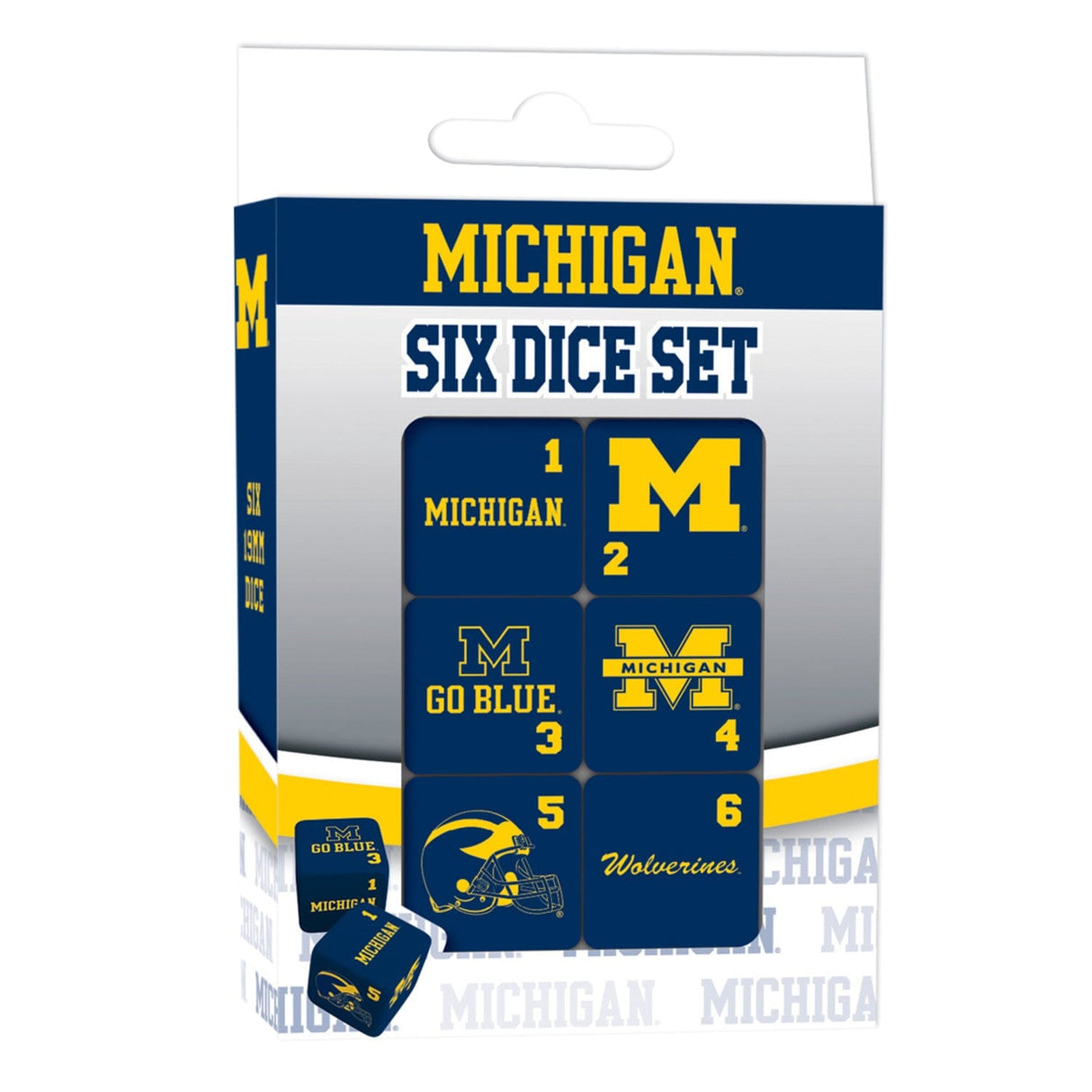 Michigan Wolverines Dice Set