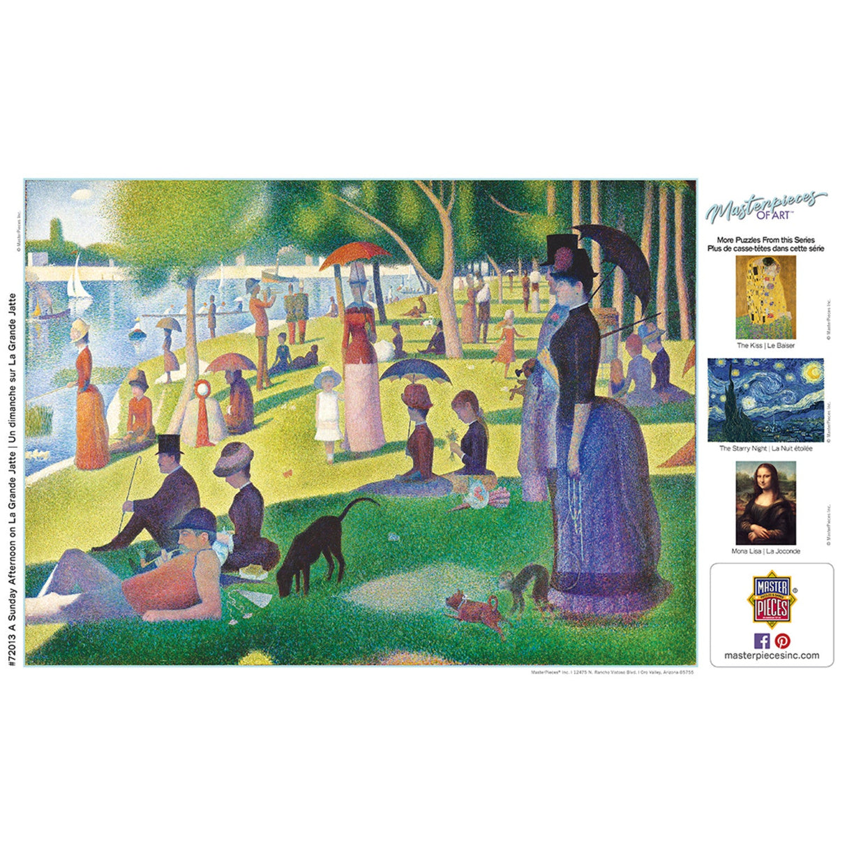 MasterPieces of Art - A Sunday on La Grande Jatte 1000 Piece Jigsaw Puzzle