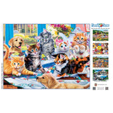 Family Time - Puzzling Gone Wild 400 Piece Jigsaw Puzzle