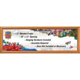 Wood Panoramic Jigsaw Puzzle Frame - 13" x 39"