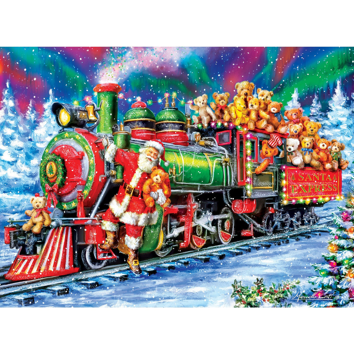 Season's Greetings - 500 Piece Jigsaw Puzzles 4-Pack