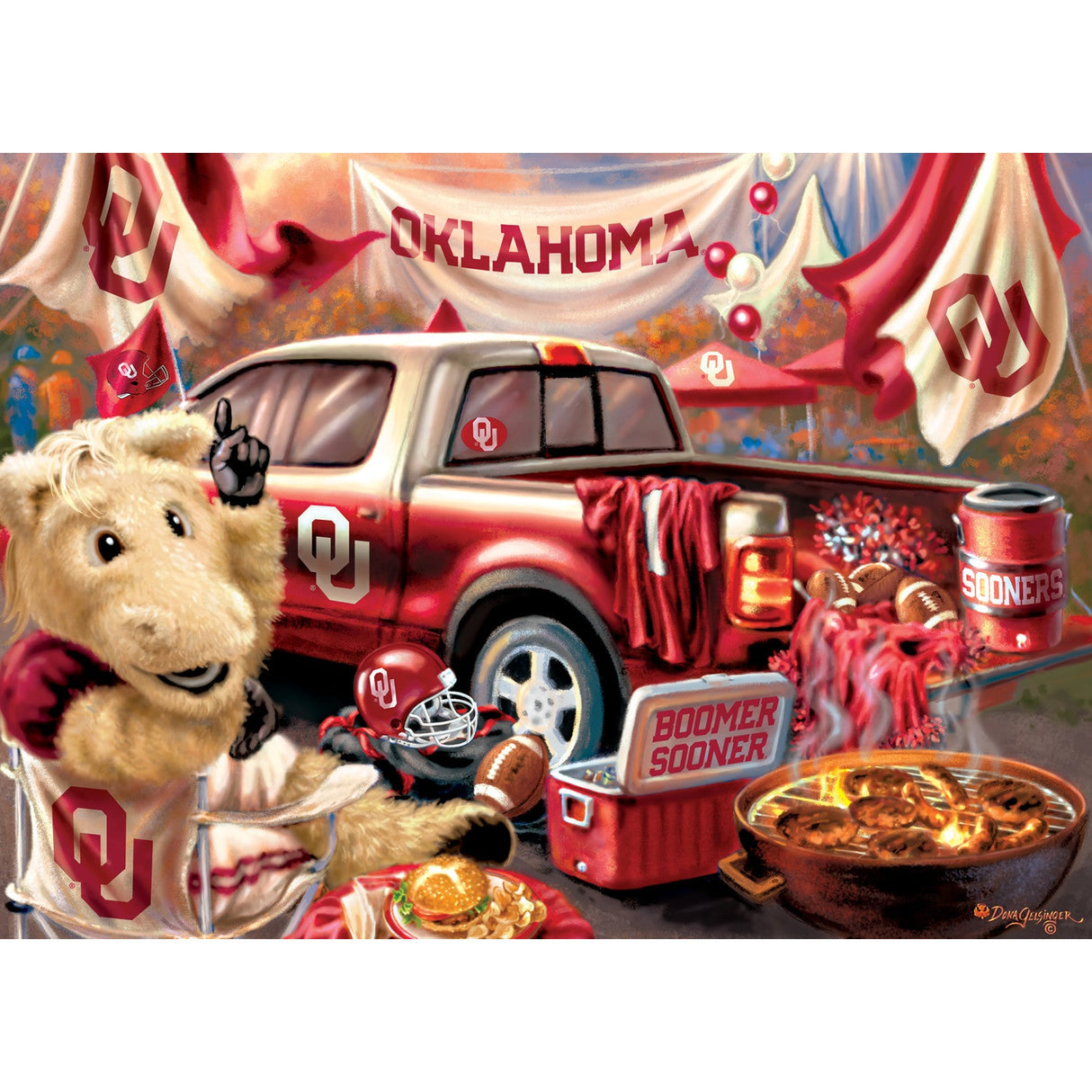 Oklahoma Sooners - Gameday 1000 Piece Jigsaw Puzzle