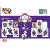 LSU Tigers - 2-Pack Playing Cards & Dice Set