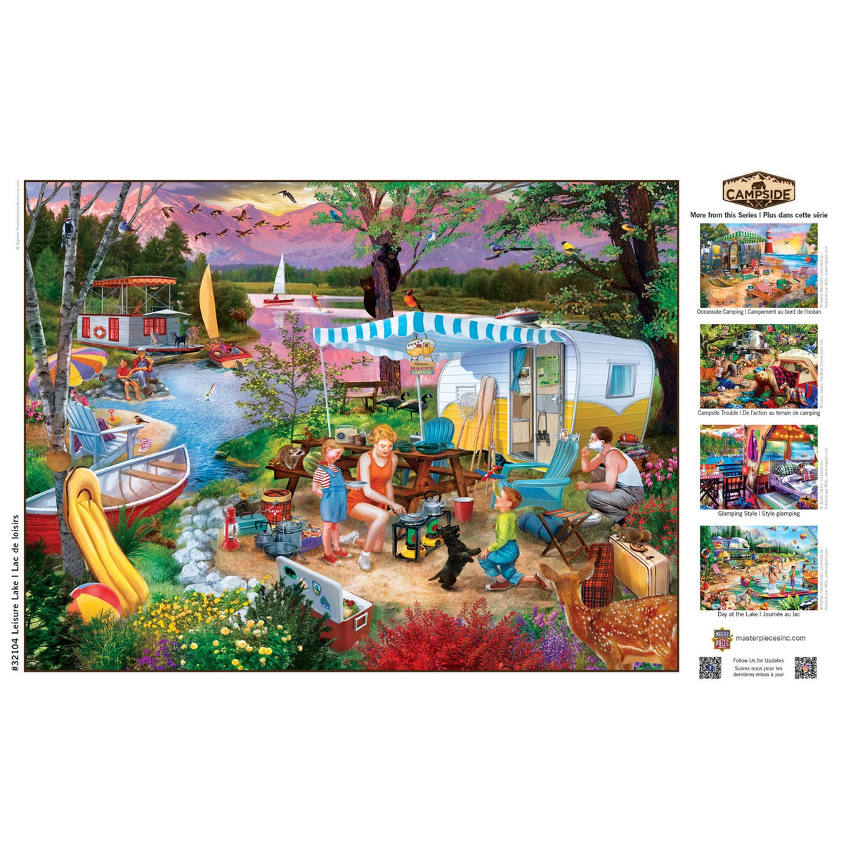 Campside - Leisure Lake 300 Piece EZ Grip Jigsaw Puzzle