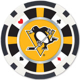 Pittsburgh Penguins 100 Piece Poker Chips