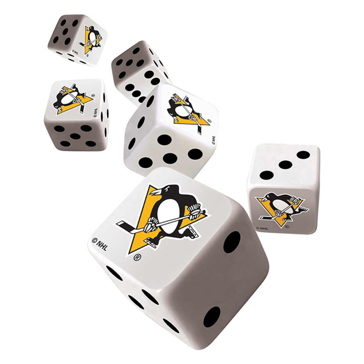 Pittsburgh Penguins Dice Set